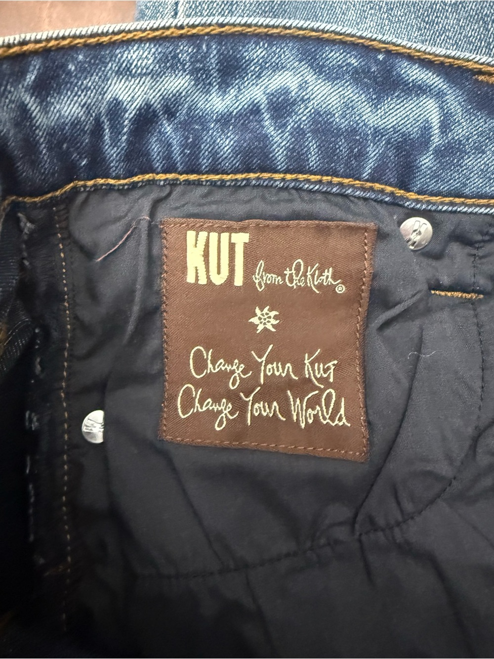 Kut from The Kloth Mid Rise Skinny Jeans Size 4 - Picture 3 of 5